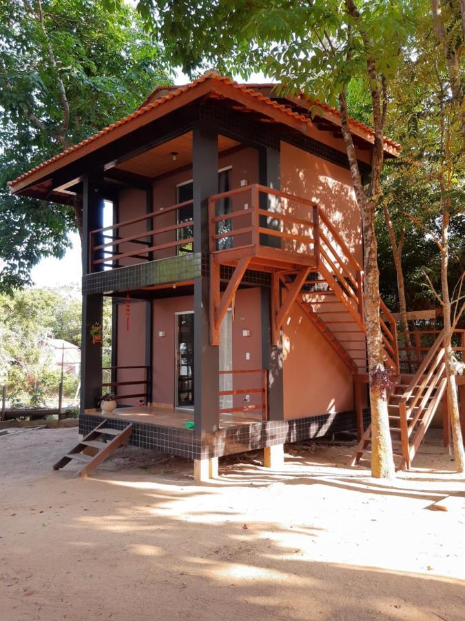 Chales Casa De Vidro 알테르 두 차오 외부 사진