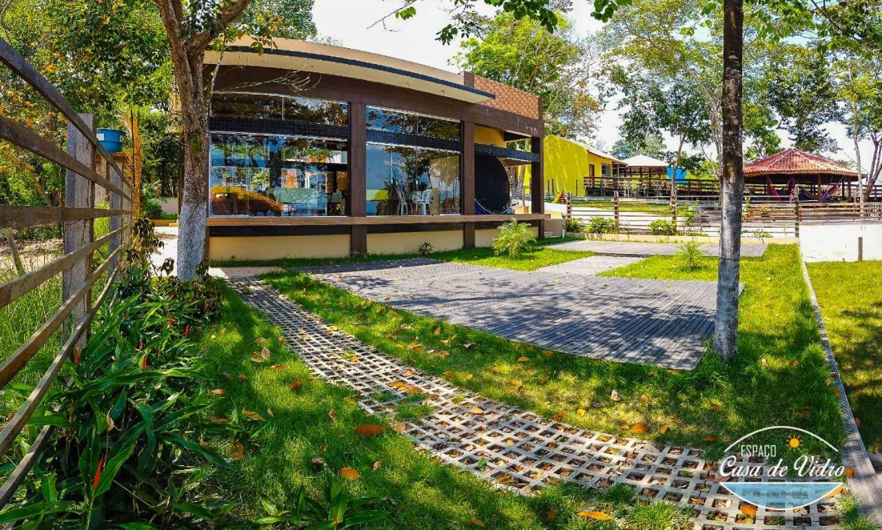 Chales Casa De Vidro 알테르 두 차오 외부 사진
